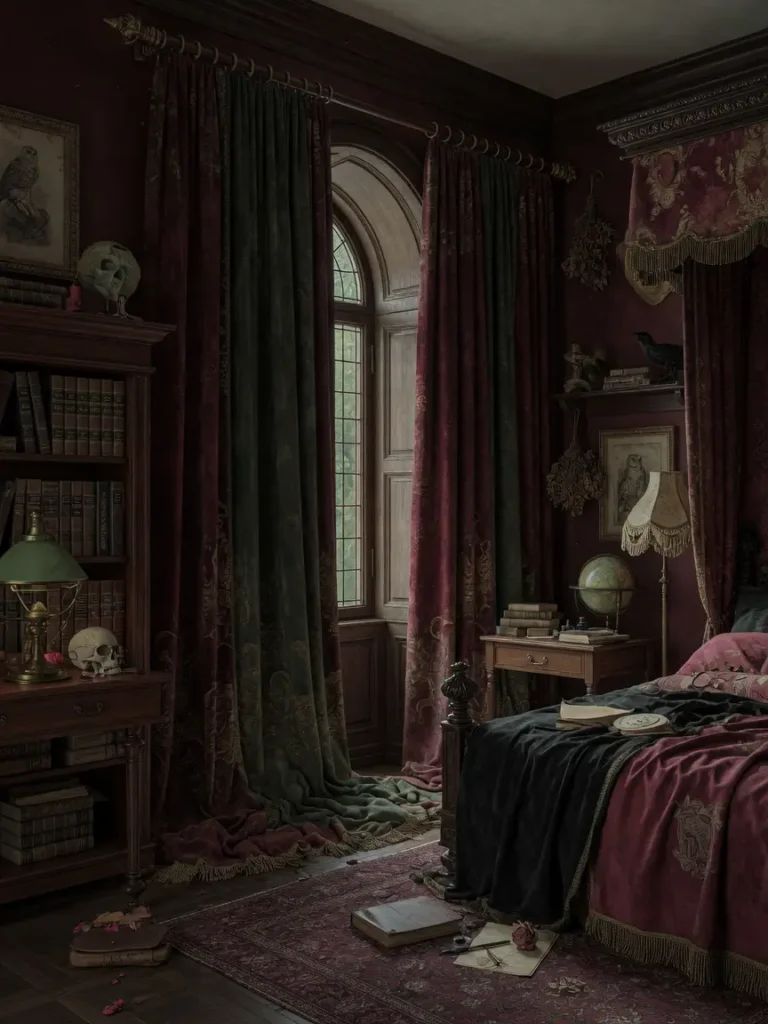 Dark Academia Bedroom