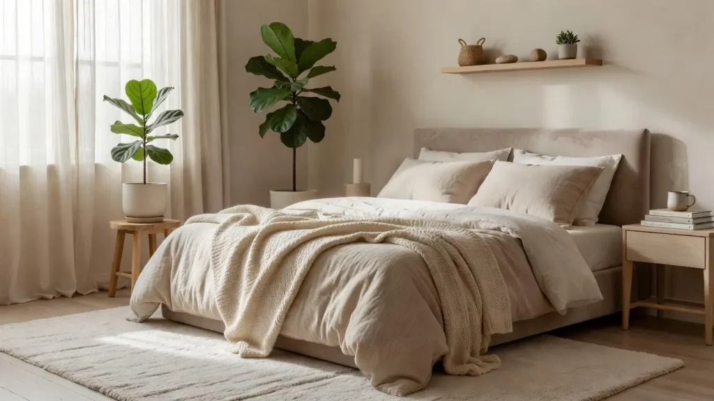 Neutral Cozy Bedroom 