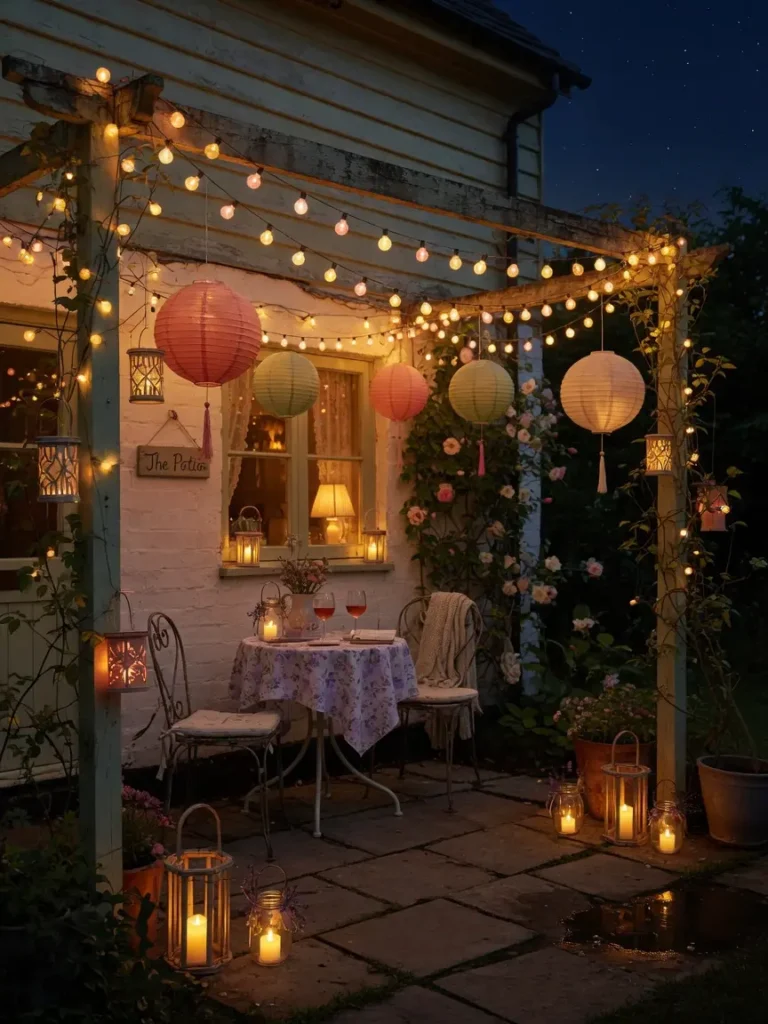 Cottage Patio Decor