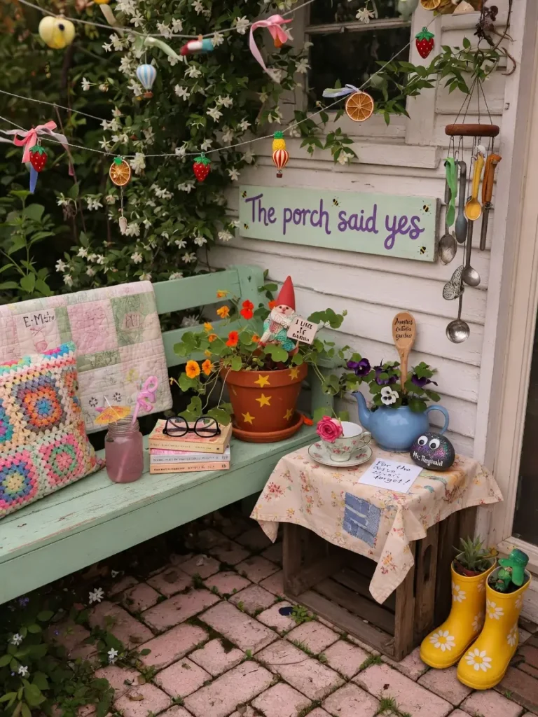 Cottage Patio Decor