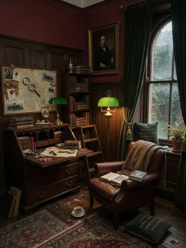 Dark Academia Bedroom