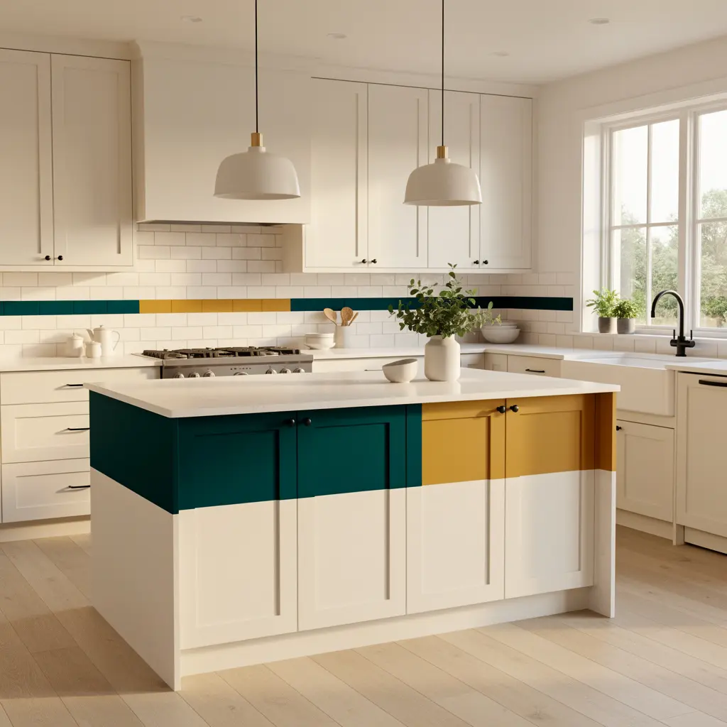 Warm White Kitchen Design