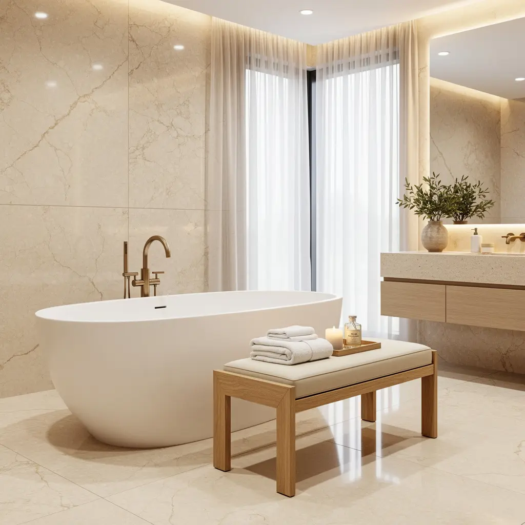 Luxury bathroom aesthetic
