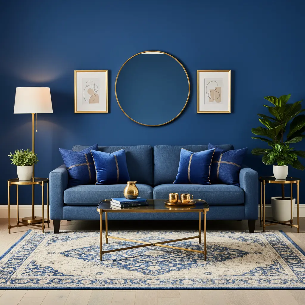 Blue Living Room Decor