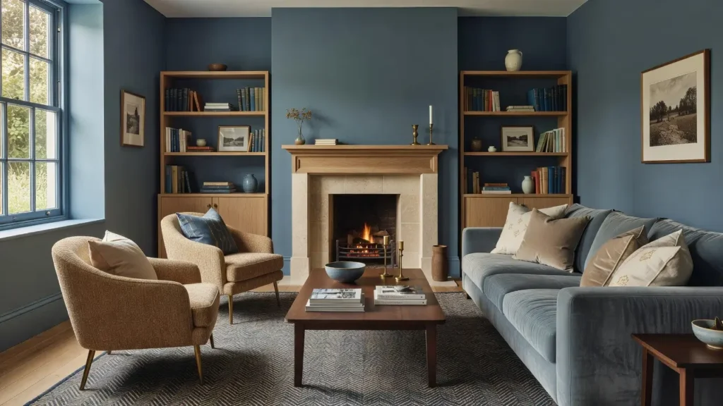 Blue Living Room Decor