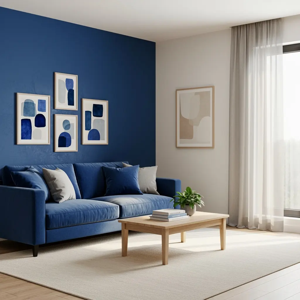 Blue Living Room Decor