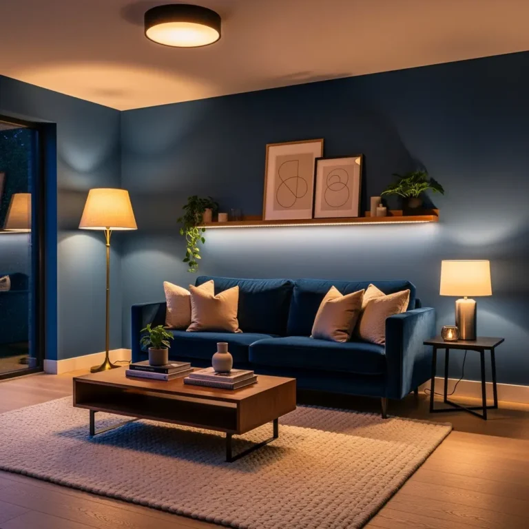 Blue Living Room Decor