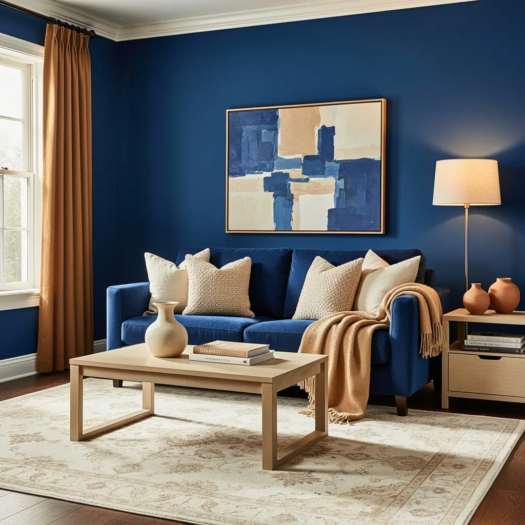 Blue Living Room Decor