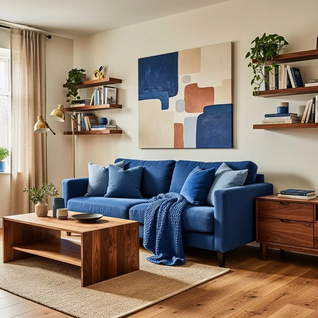 Blue Living Room Decor