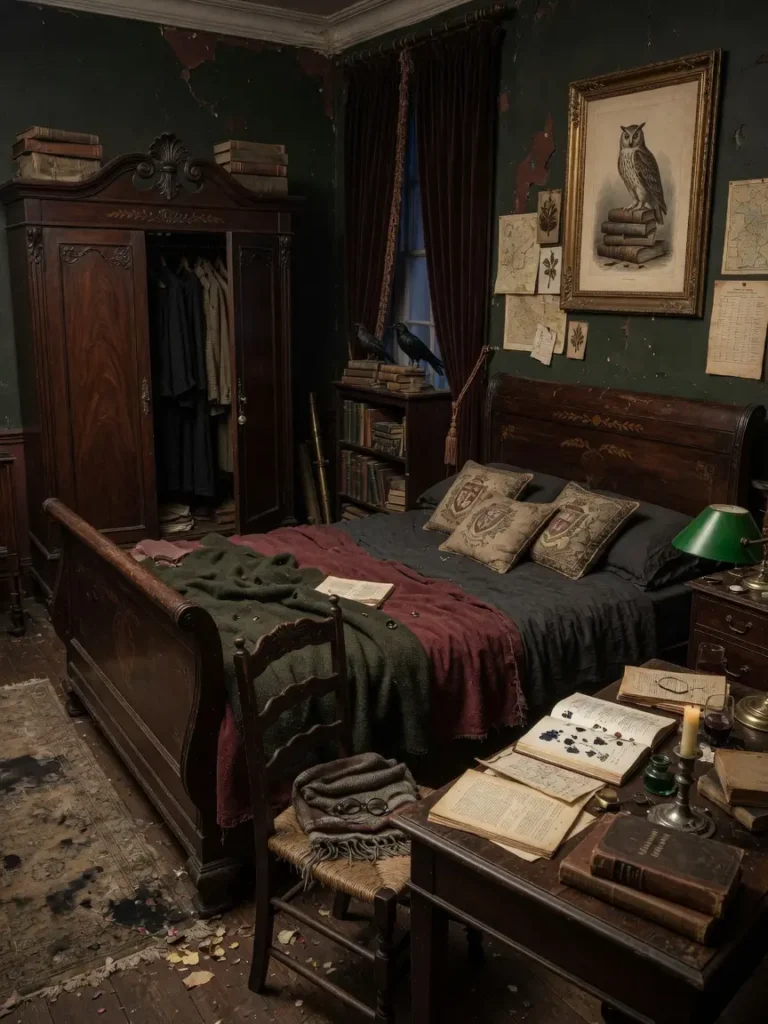 Dark Academia Bedroom