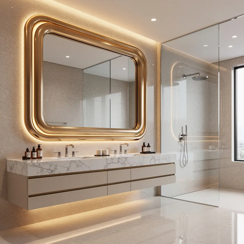 Luxury bathroom aesthetic