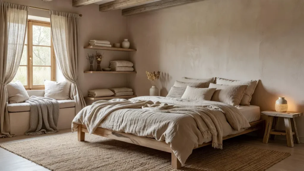 Neutral Cozy Bedroom 