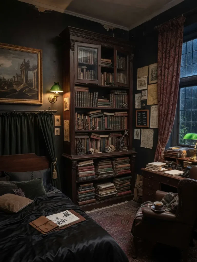 Dark Academia Bedroom