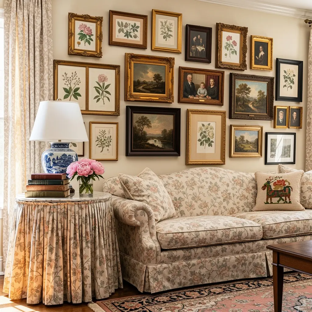 Grandmillennial Living Room Decor