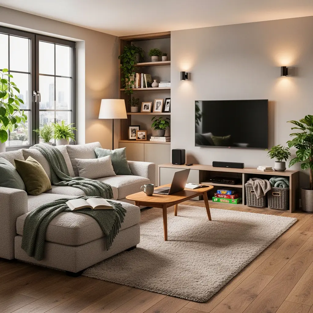 Modern Cozy Living Room
