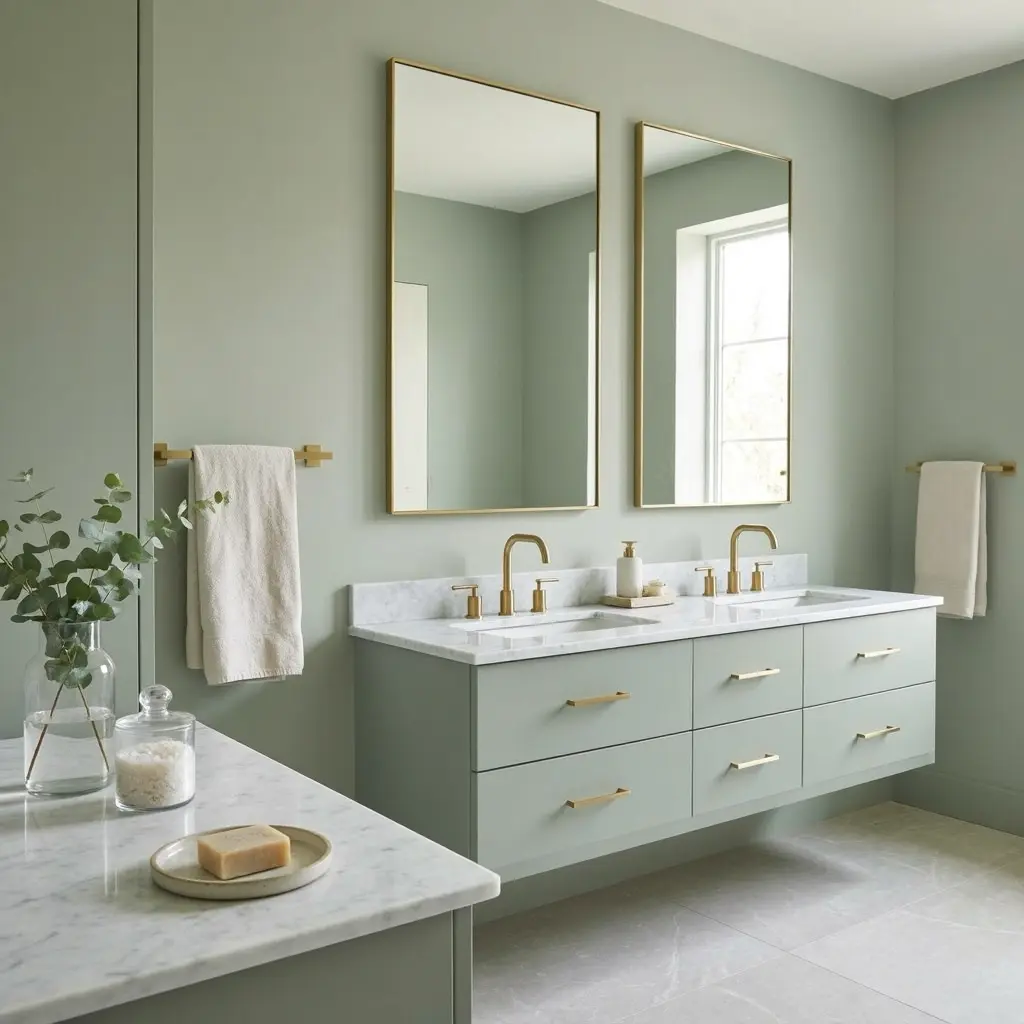Sage Green Bathroom Decor