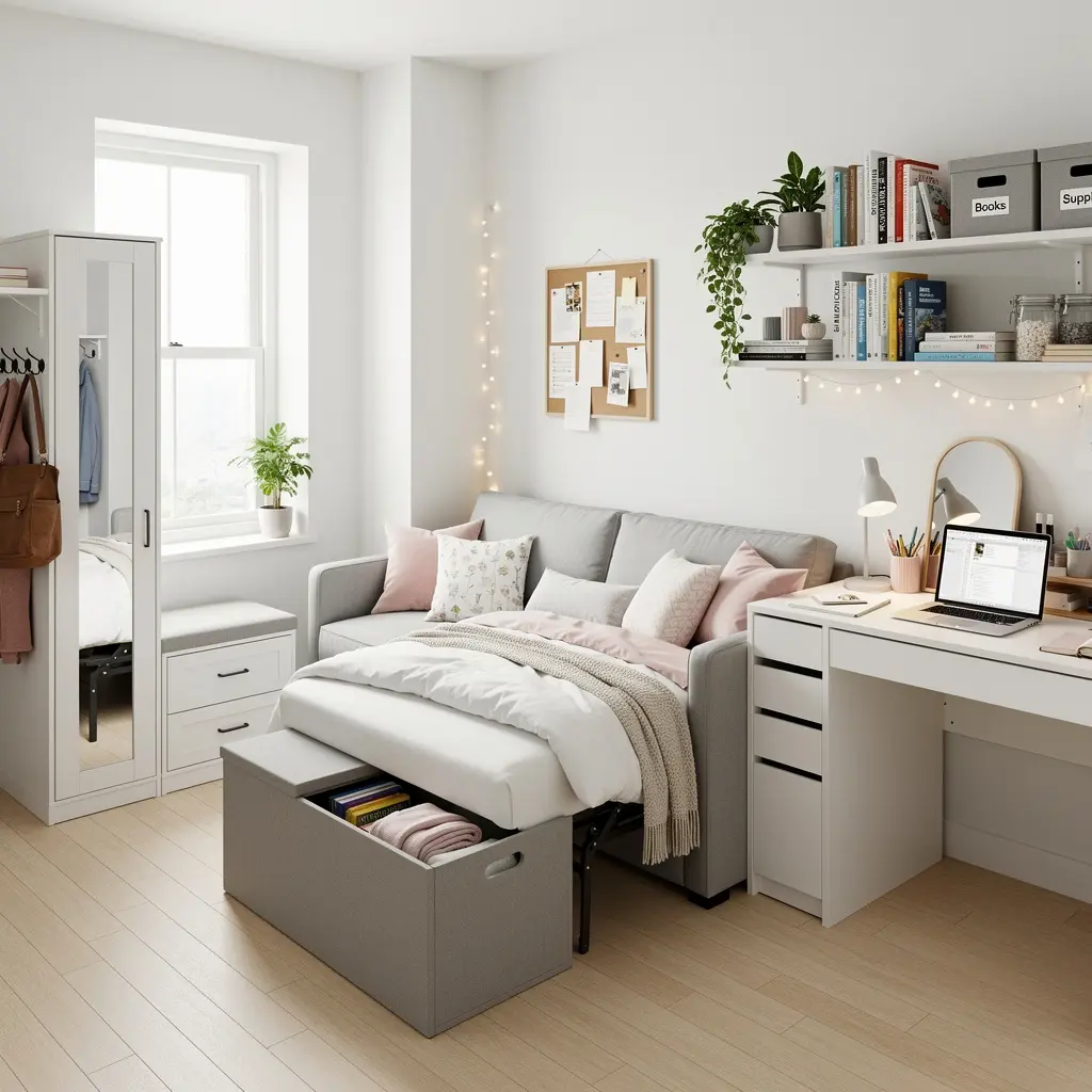 College Apartment Bedroom