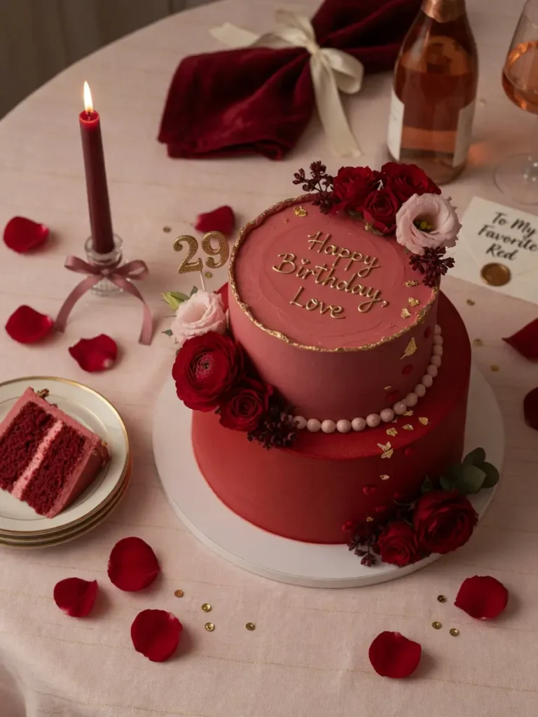 Red Birthday Decor