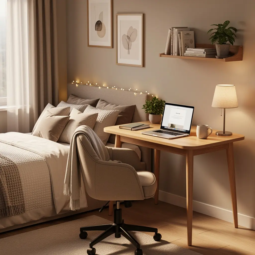 Choose the Right Desk and Chair for a Cozy Bedroom Workspace