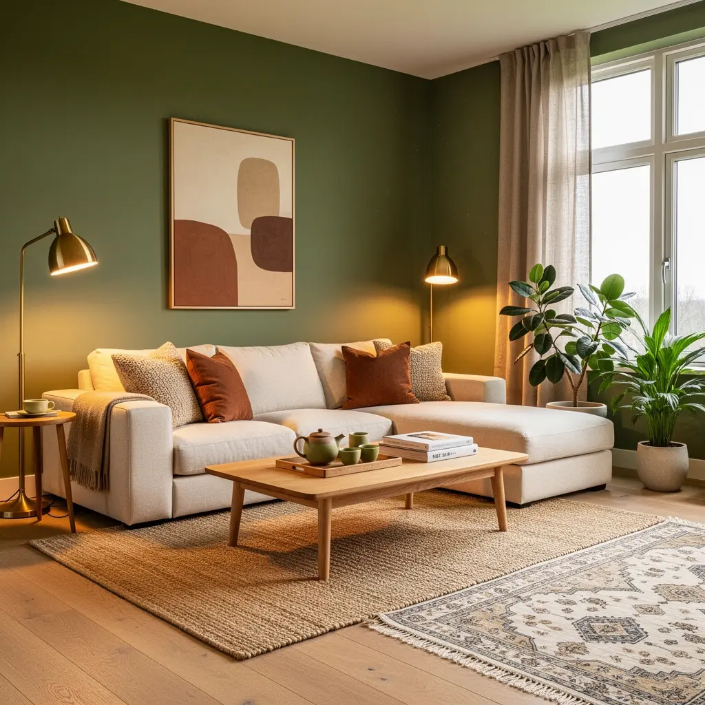 Matcha Green Living Room