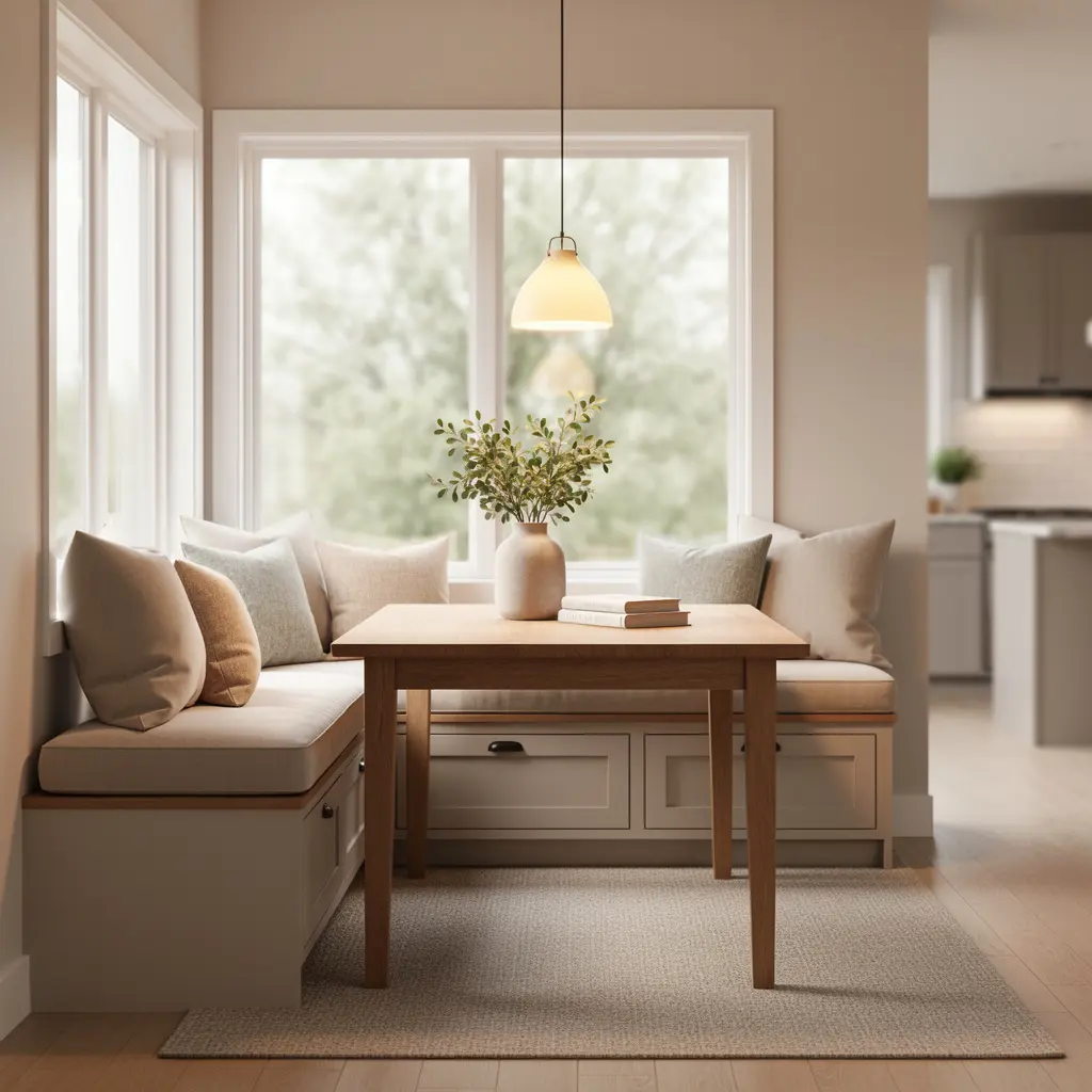 Create a Cozy Dining Nook With Built In Seating