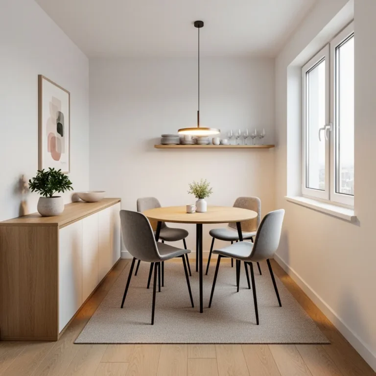 Create a Functional Layout for a Small Dining Area