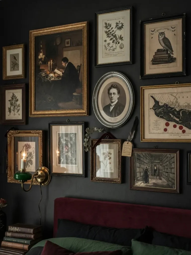 Dark Academia Bedroom
