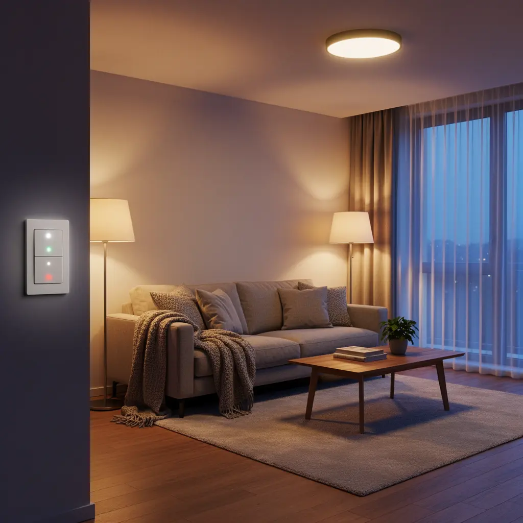 Cozy Living Room Lighting