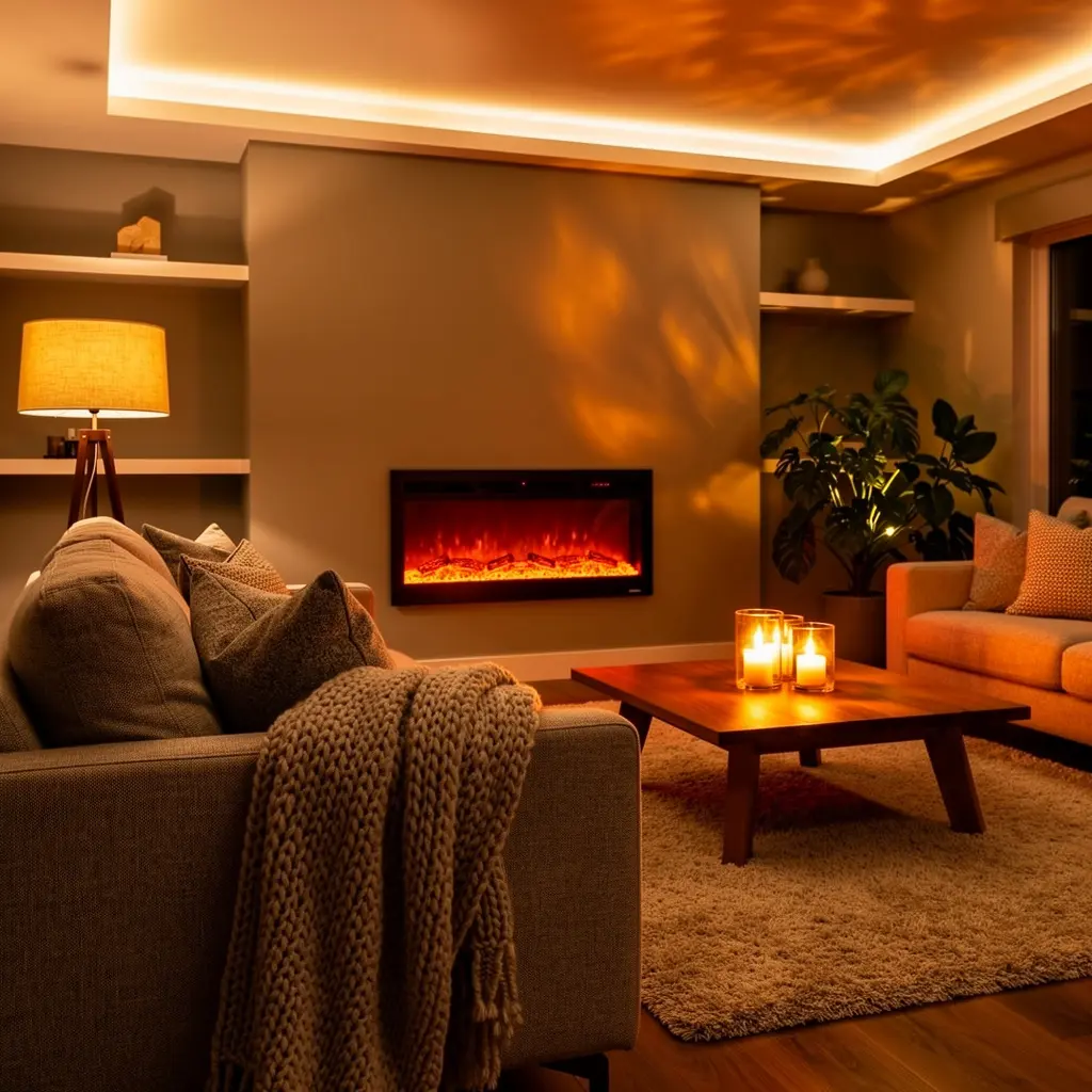 Cozy Living Room Lighting