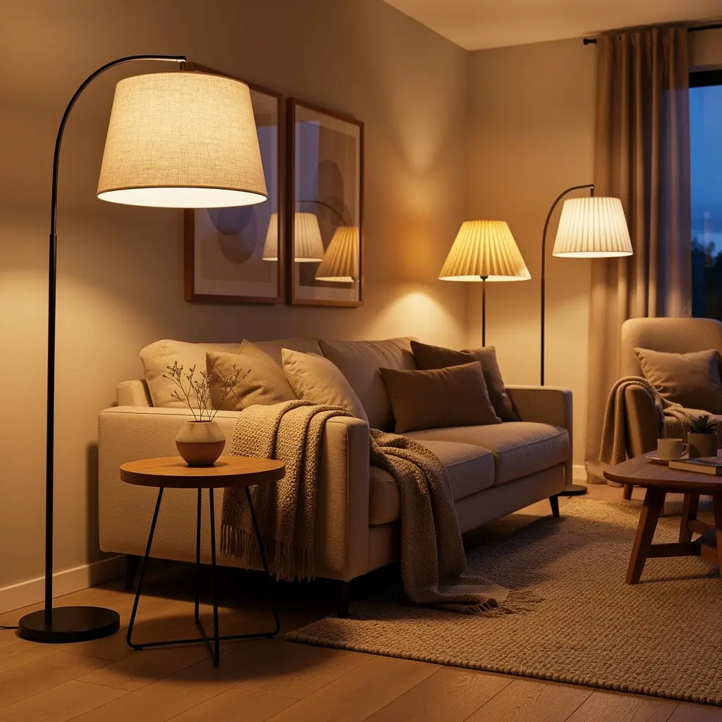 Cozy Living Room Lighting
