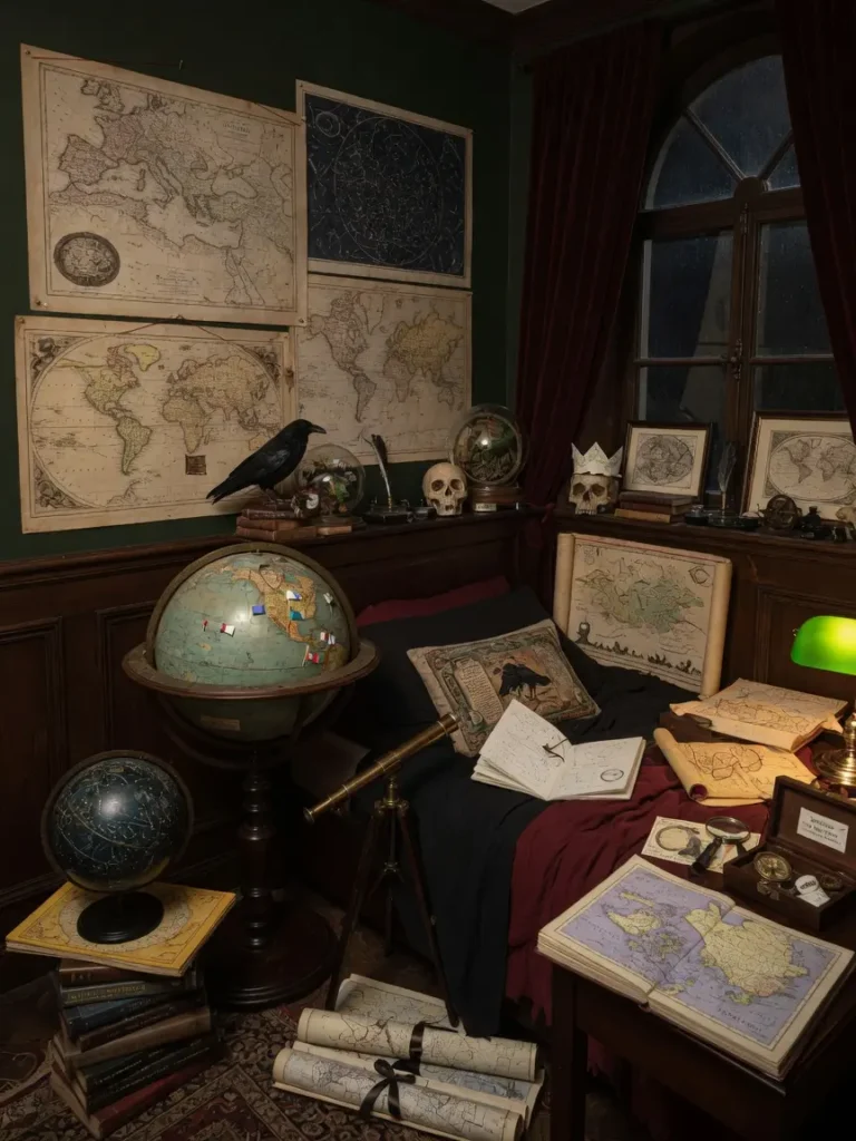 Dark Academia Bedroom