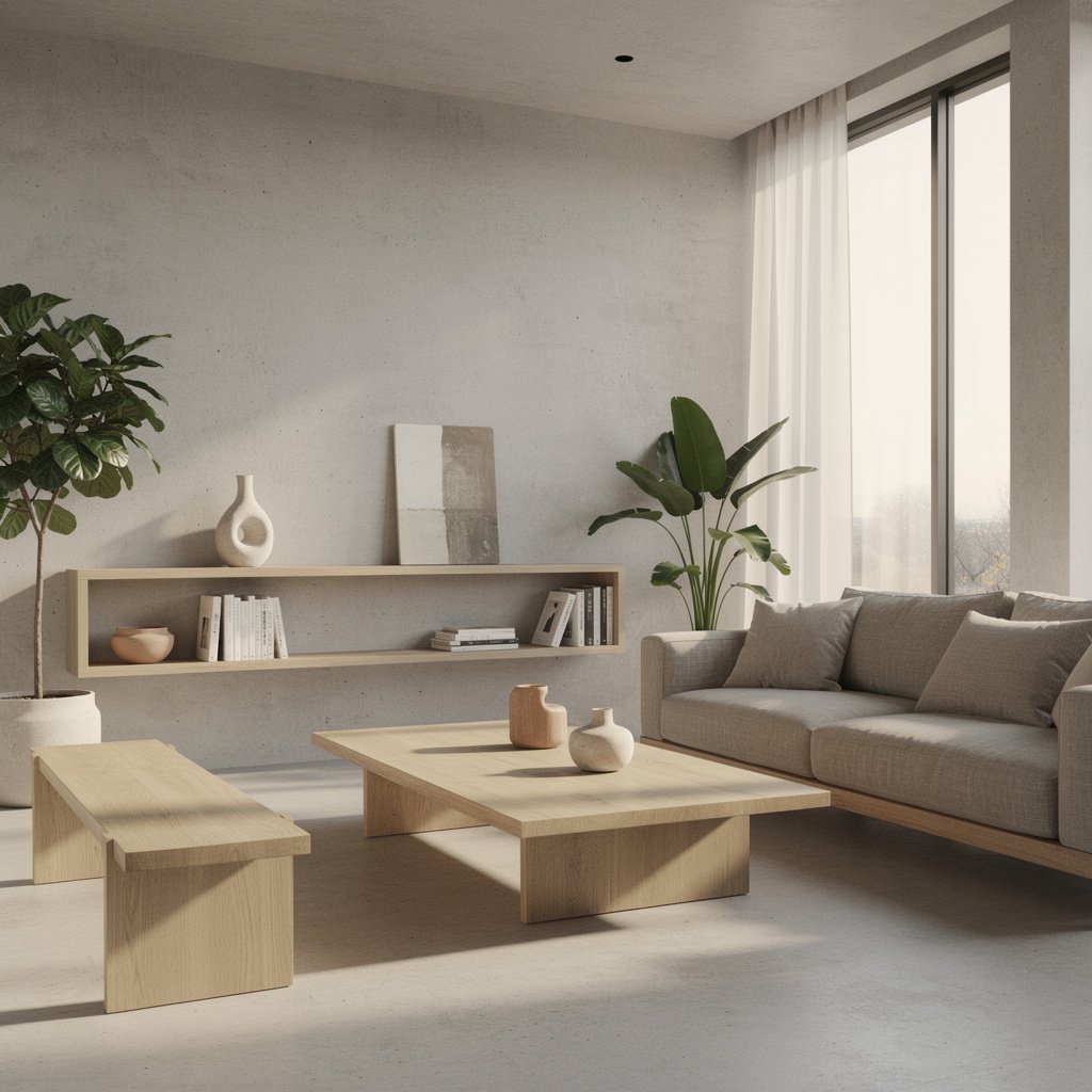 Japandi Soft Brutalist Minimalist House