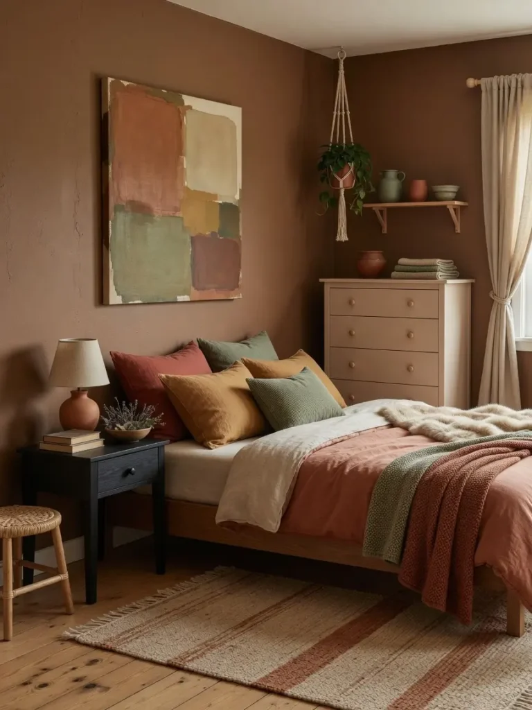 Cozy Earthy Bedroom