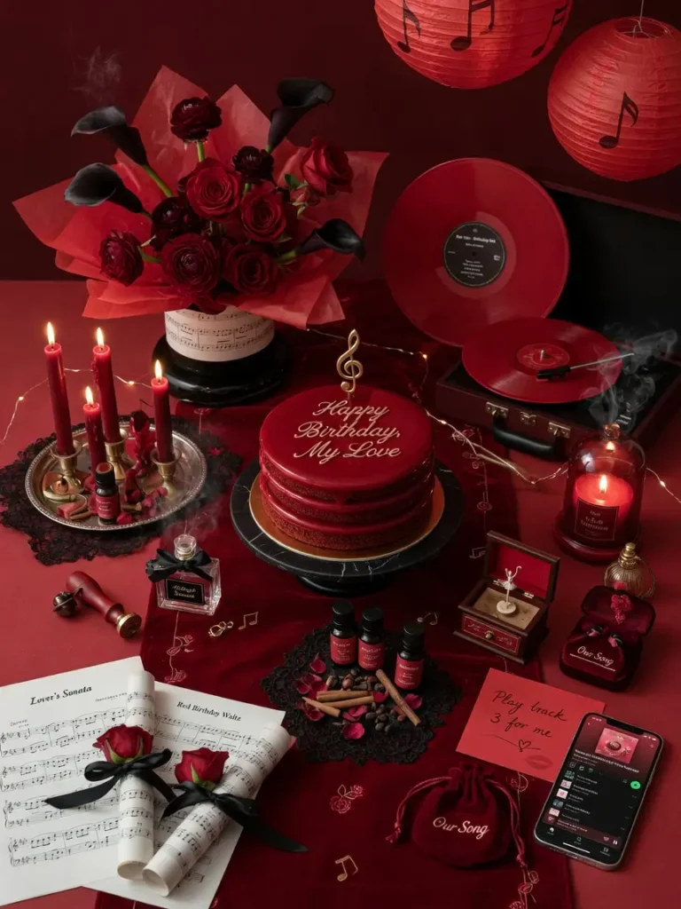 Red Birthday Decor
