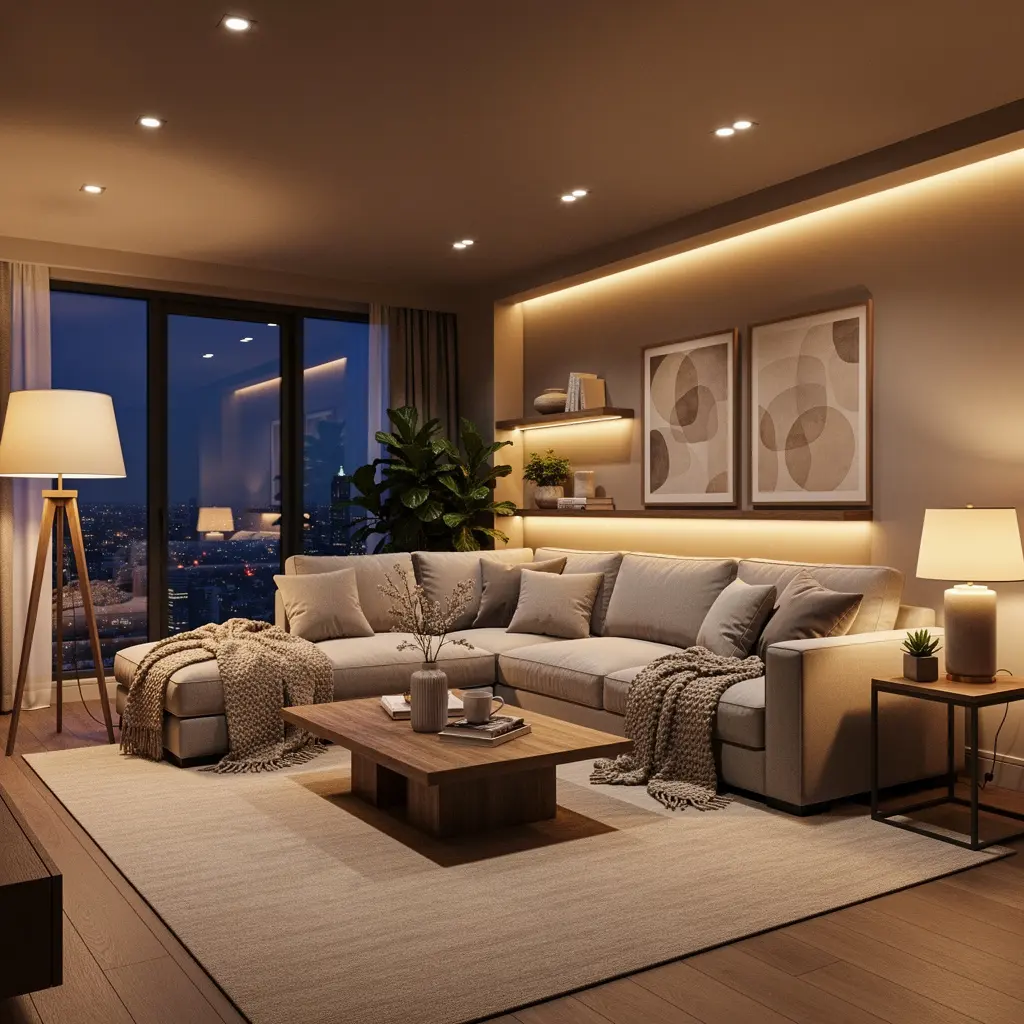 Modern Cozy Living Room