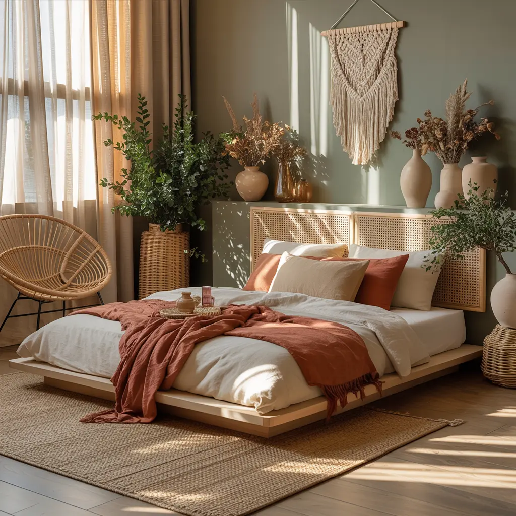 Afrohemian Bedroom Decor
