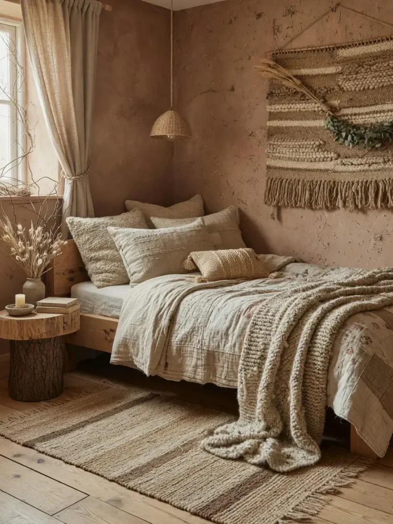 Cozy Earthy Bedroom