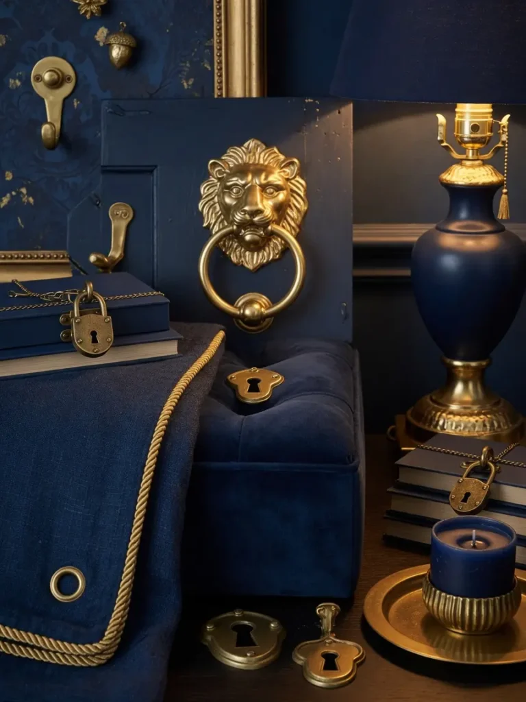 Moody Navy Home Decor