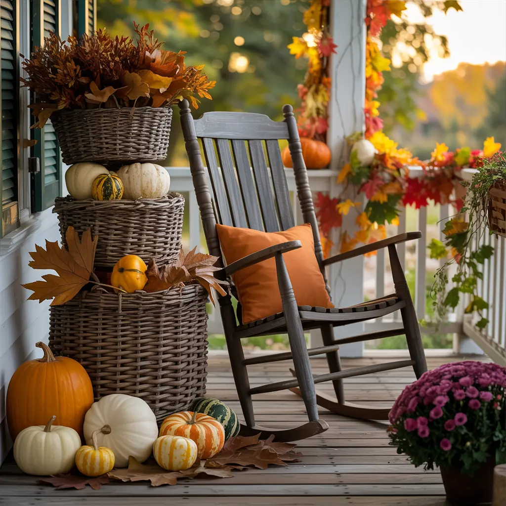 Fall Porch Decorating Ideas