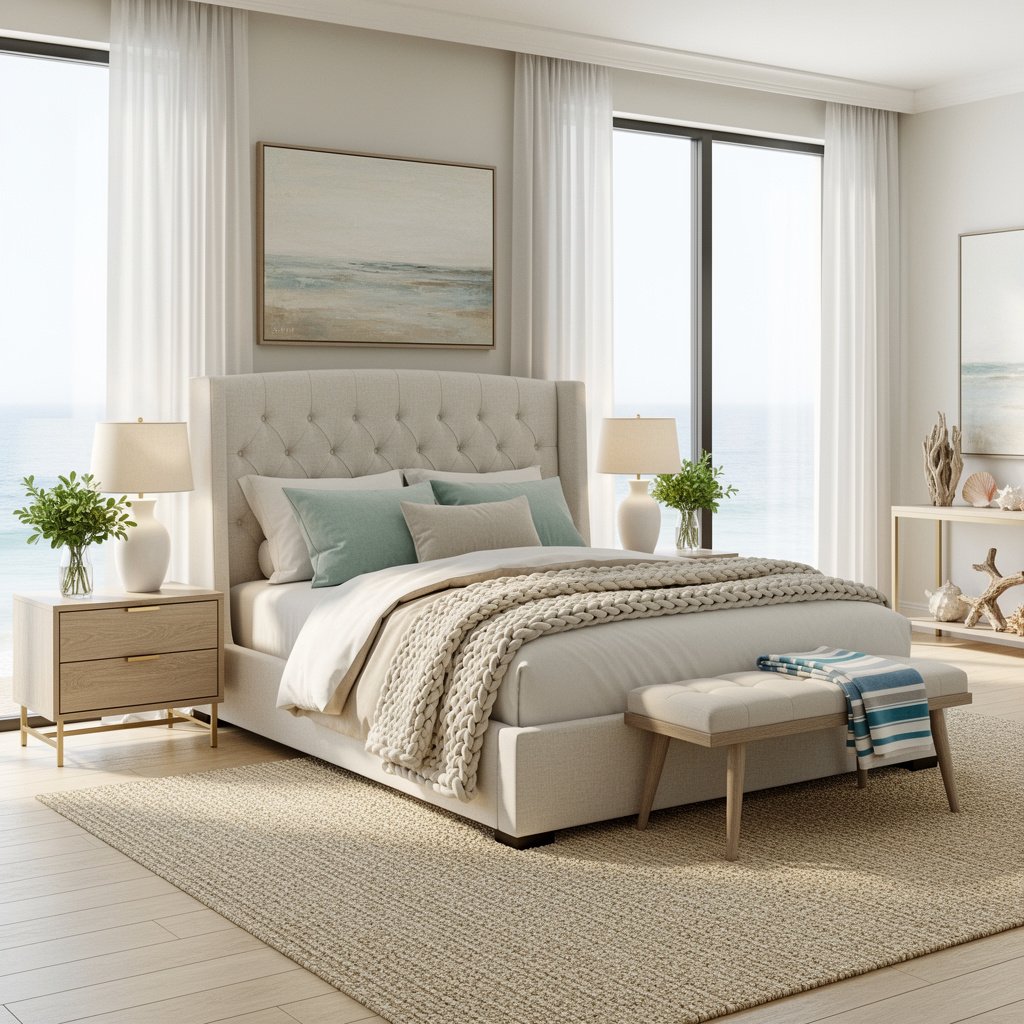 Luxury Coastal Bedroom Palette