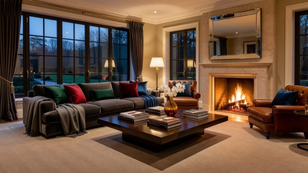Luxury Cozy Living Room Design