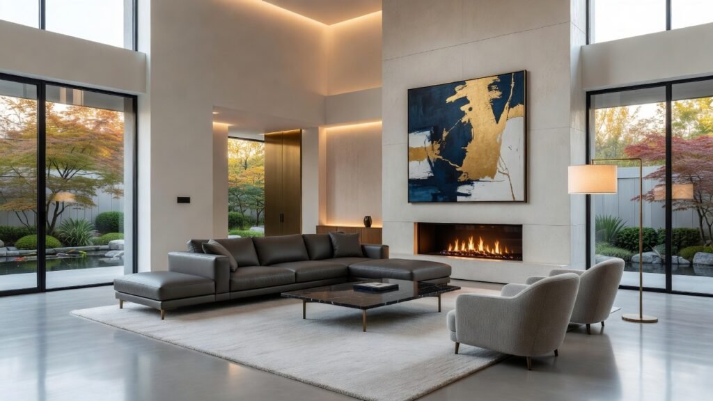 Luxury Modern Living Room Interior