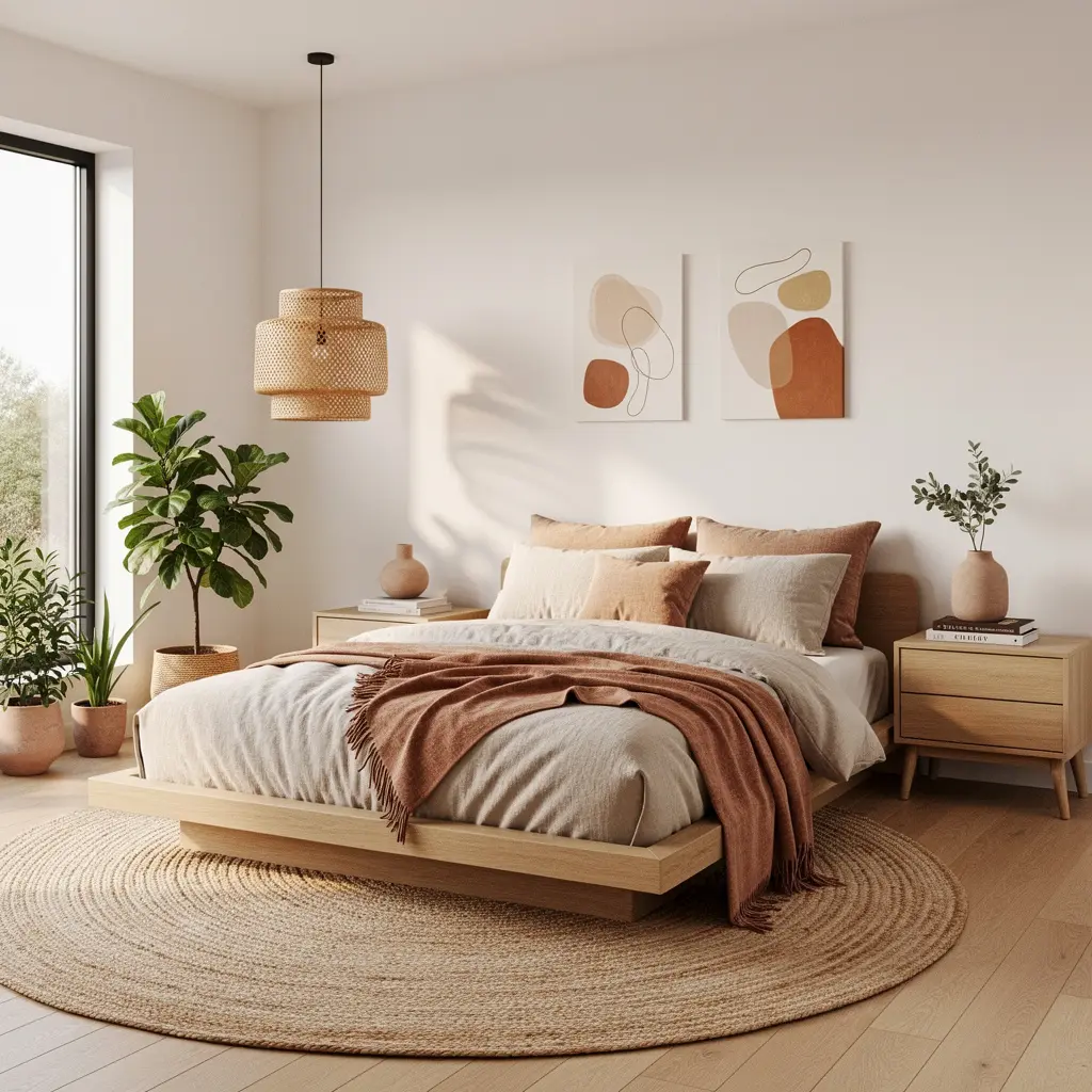 Minimalist Modern Boho Bedroom