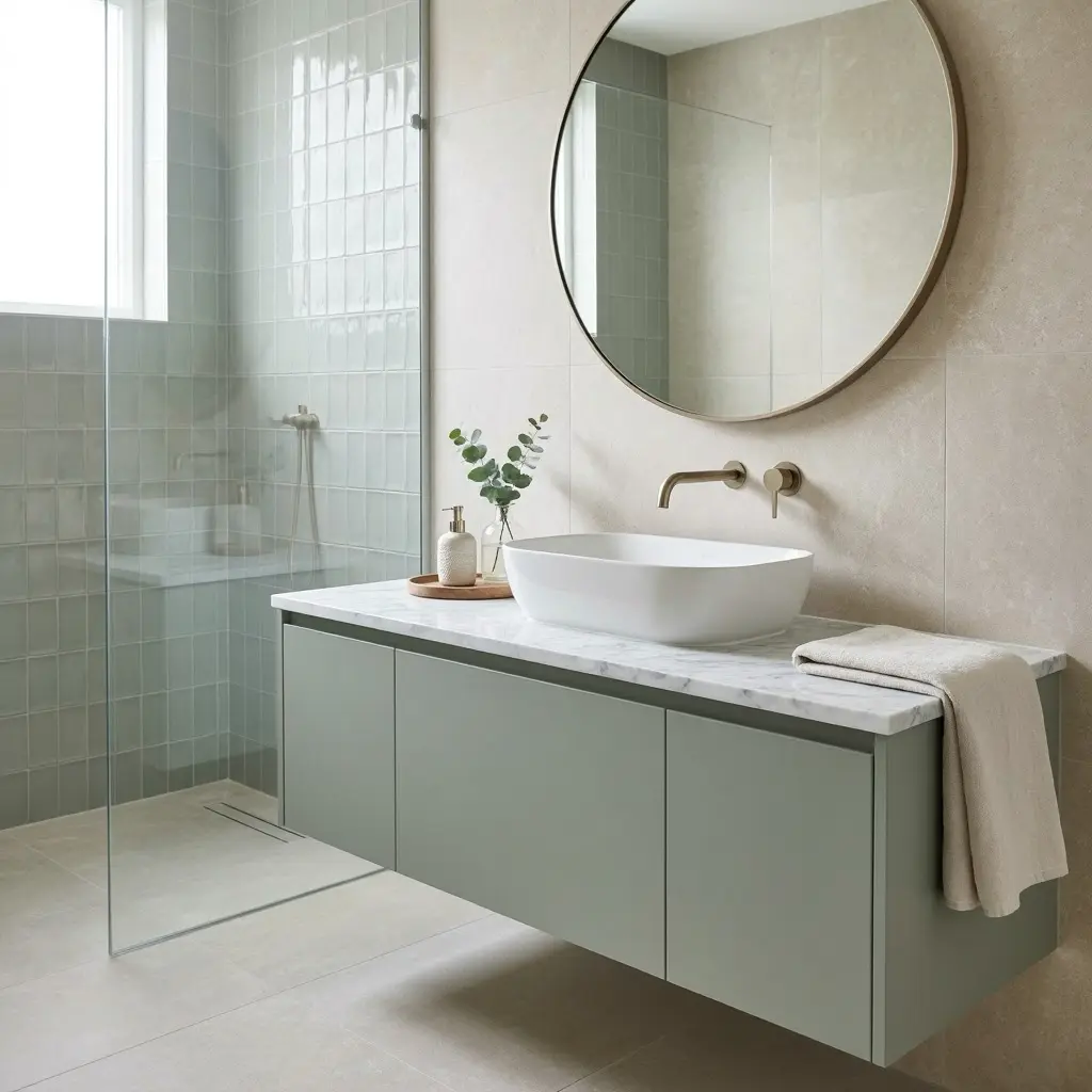 Sage Green Bathroom Decor