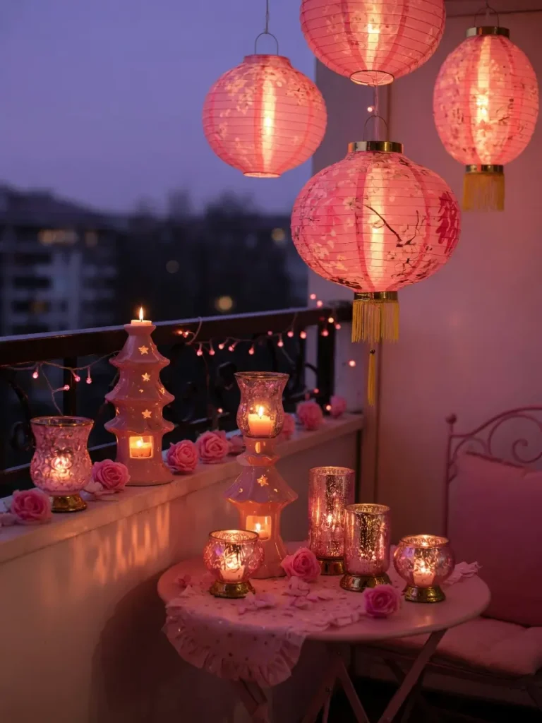 Pink Balcony Decor Ideas