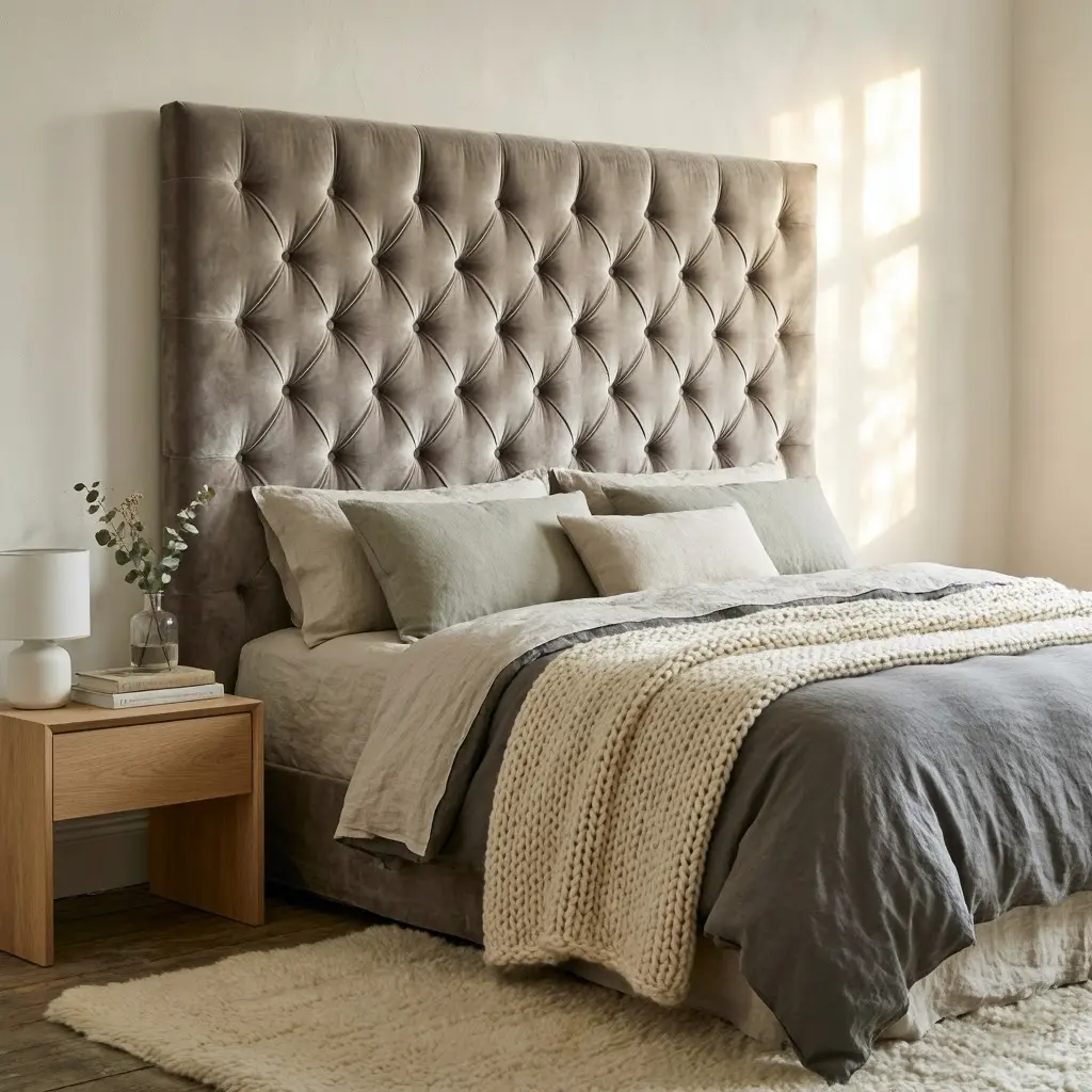 Plush Upholstered Headboard