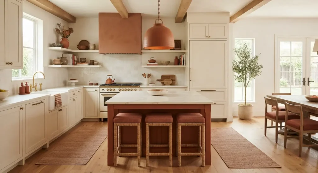 Warm White Kitchen Design