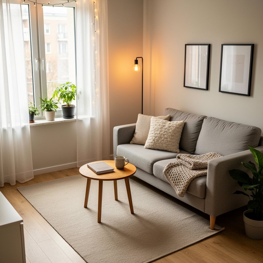 Small Apartment Cozy Living Room