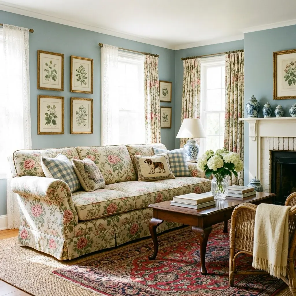 Grandmillennial Living Room Decor
