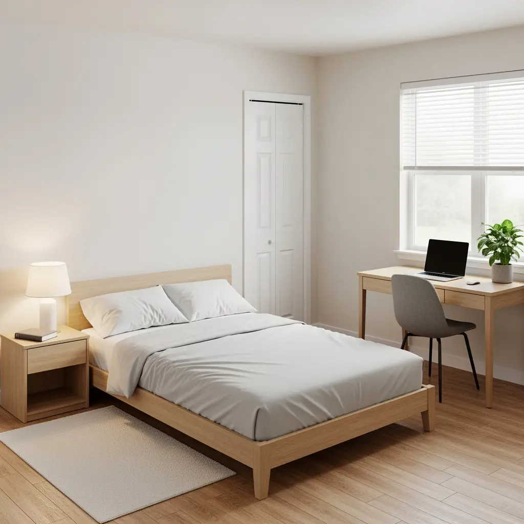College Apartment Bedroom
